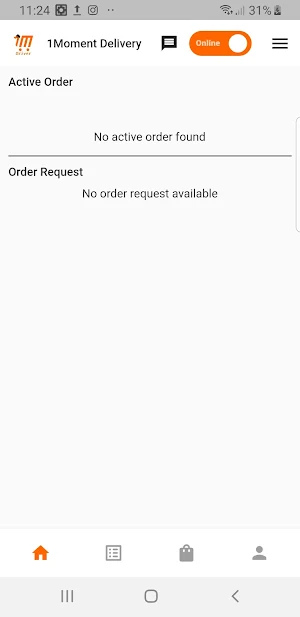 1Moment Delivery Screenshot 2