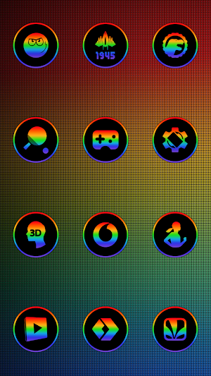 Rainbow Icon Pack Screenshot 1