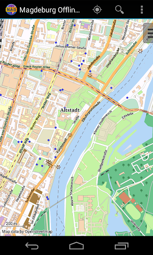 Magdeburg Offline City Map Screenshot 1