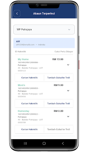 e-Tanah WP Screenshot 1