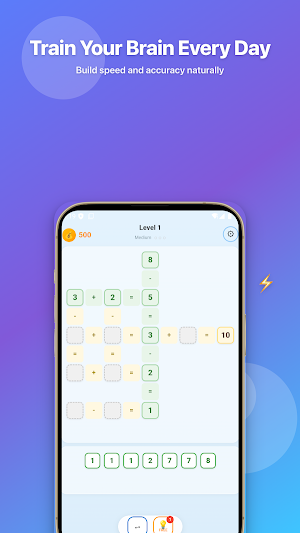 CrossMath: Brain Puzzle Screenshot 0