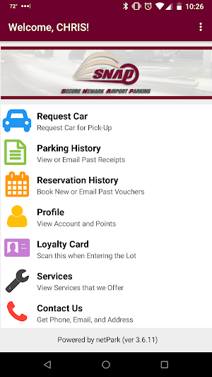 SNAP Parking Screenshot 0
