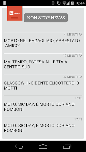 Rainews Screenshot 1