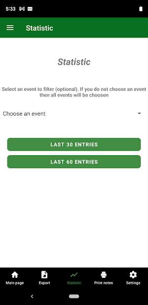 Diet Diary App Screenshot 1
