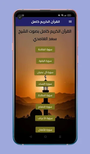القرآن الكريم لشيخ سعد الغامدي Screenshot 0