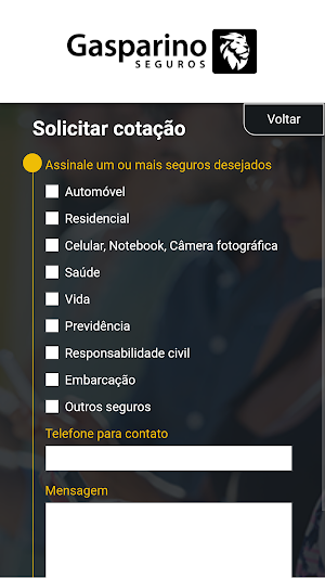 Gasparino Seguros Screenshot 1