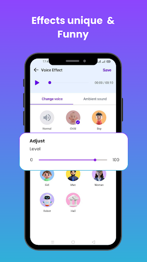 Voice changer And Sound Effect Screenshot 1