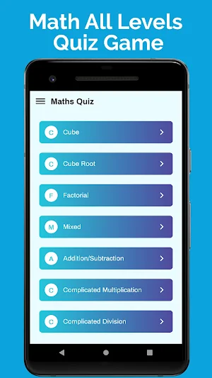 Ultimate Math Quiz App - Brain Challenge Screenshot 0
