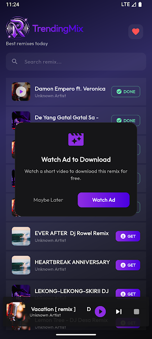 TrendingMix Screenshot 3