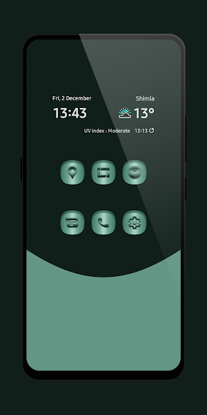 Curved - Green Icon Pack Screenshot 0