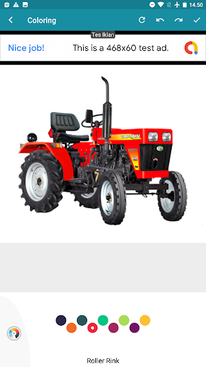 Farming Tractor Coloring Screenshot 2