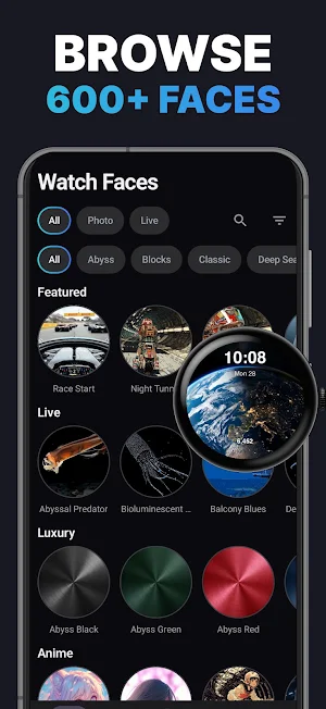 Wear OS Watch Faces: Animated Screenshot 3