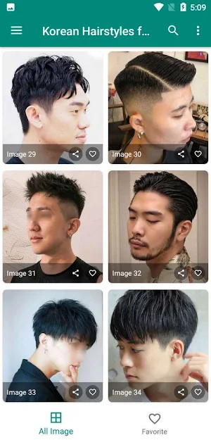 Korean Hairstyles for Men Screenshot 3