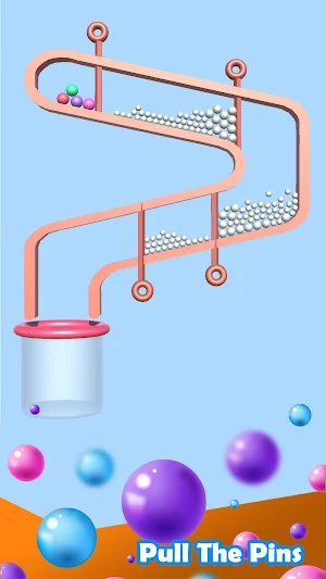 Pull The Pin Ball Puzzle Screenshot 0