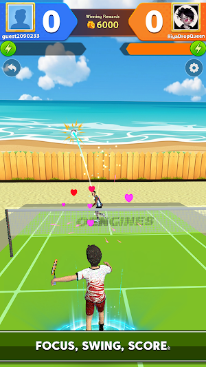 Badminton Multiplayer Screenshot 0