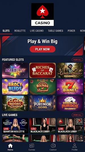 PokerStars Casino Screenshot 1