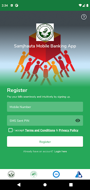 Samjhauta Mobile Banking App Screenshot 3