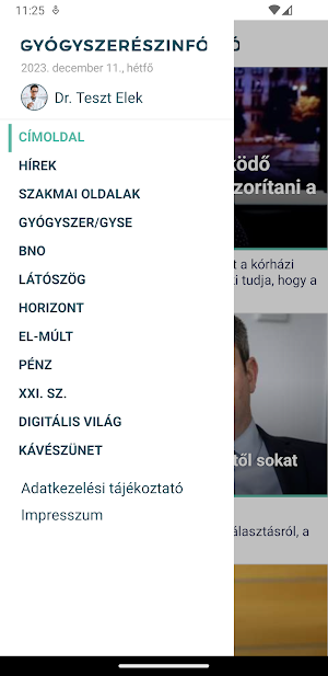Gyógyszerészinfó Screenshot 1
