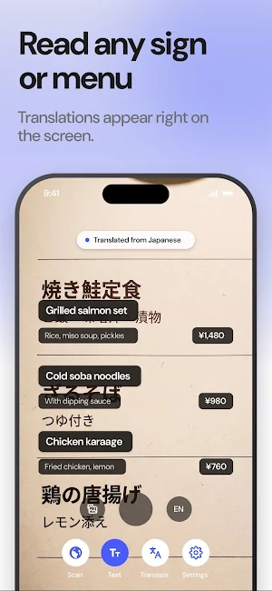 AI Translator: Voice & Camera Screenshot 2