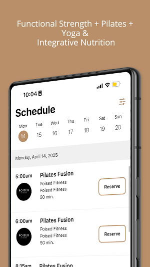 Poised Fitness Screenshot 3