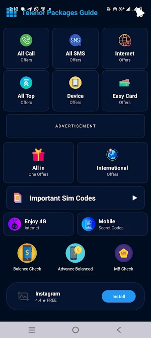 Telenor Packages 2026 Screenshot 1