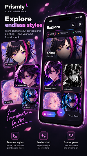 Prismly - AI Art Generator Screenshot 2