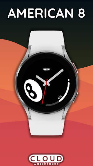 American 8 watch face Screenshot 0