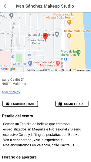 Ivan Sanchez Makeup Studio Screenshot 2