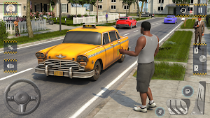 Real Taxi Driving: Taxi Games Screenshot 0