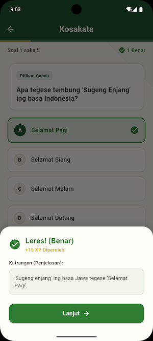 Tebak Quiz Jawa Screenshot 2