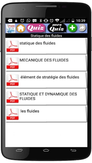 Cours de Mécanique des Fluides Screenshot 1