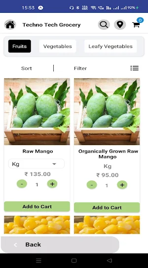 Technow Groceries Screenshot 1