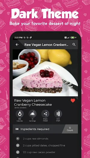 Dessert Recipes Screenshot 2