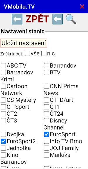 TV program VMobilu.TV Screenshot 1