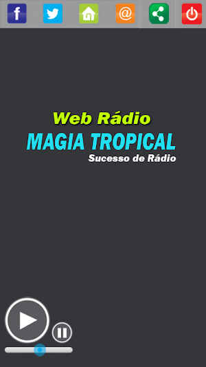 Web Rádio MagiaTropical Screenshot 2