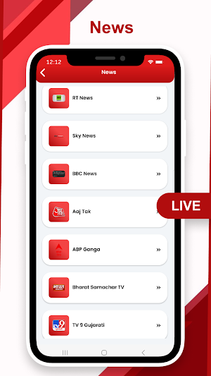 Live TV Channel Screenshot 1