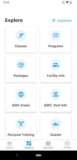 Bradley Wellness Member App Screenshot 1