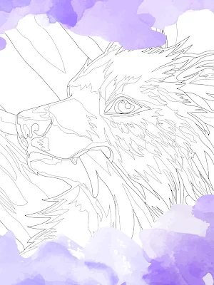 Watercolor Animals Coloring Screenshot 1
