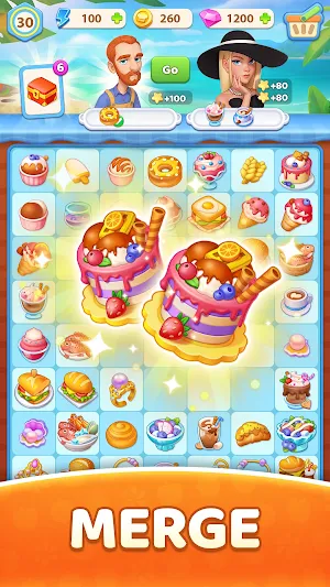 Secret Bay: Merge & Cook Story Screenshot 3