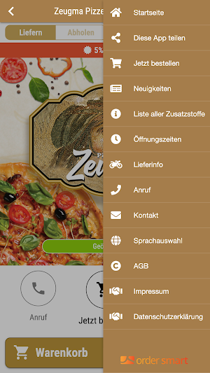 Zeugma Pizzeria Kebabhaus Screenshot 2