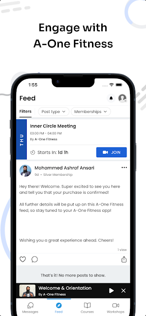 A One Fitness Screenshot 1