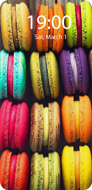 Macaron Live Wallpaper Paralla Screenshot 3