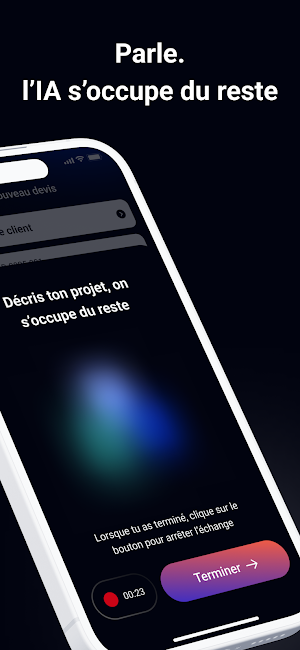 Rappidos - Devis et Facture IA Screenshot 1