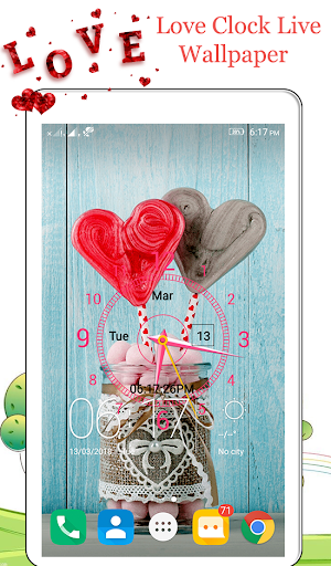Love Clock Live Wallpaper Screenshot 3