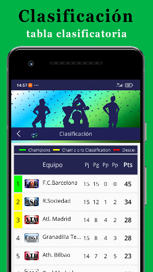 Info Liga Femenina Screenshot 2