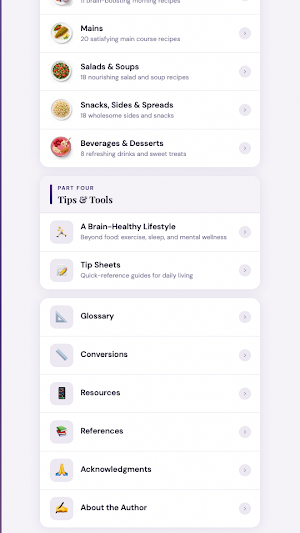 MIND Diet Brain Health Screenshot 2