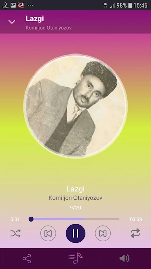 Komiljon Otaniyozov qo'shiqlari Screenshot 2