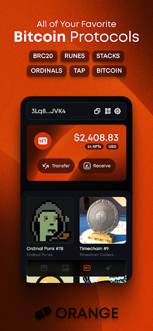 Orange Wallet Screenshot 2