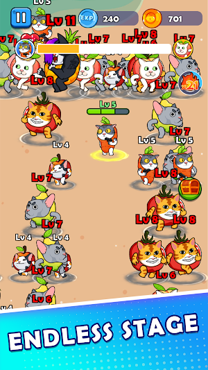 Cat Survival - Animal io Screenshot 1