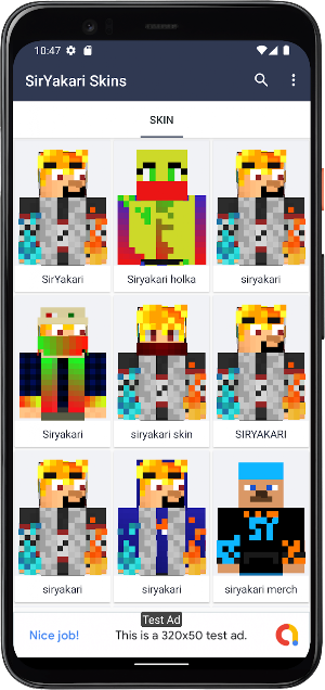SirYakari Skins do Minecraft Screenshot 3
